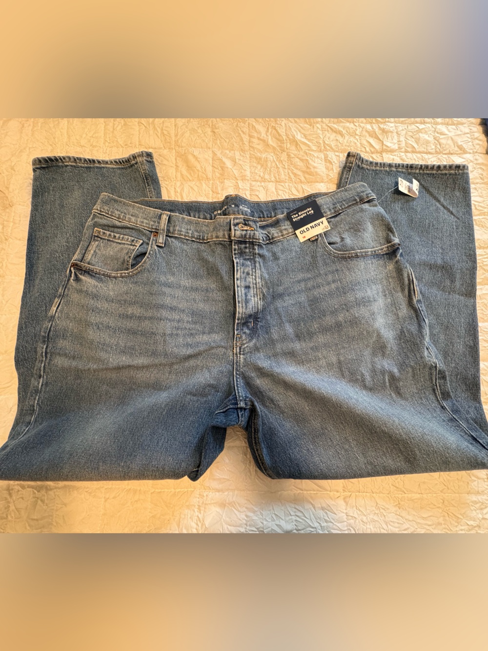 Old Navy Women's Light Blue Relaxed Fit Jeans - Picture 2 of 4